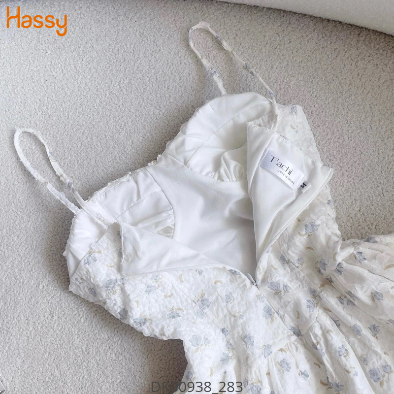 Hassy | Đầm doll hoa hai dây kèm áo khoác crop xanh (N) 235 KT-3 | Hassy.vn - Thời trang nữ hot trend