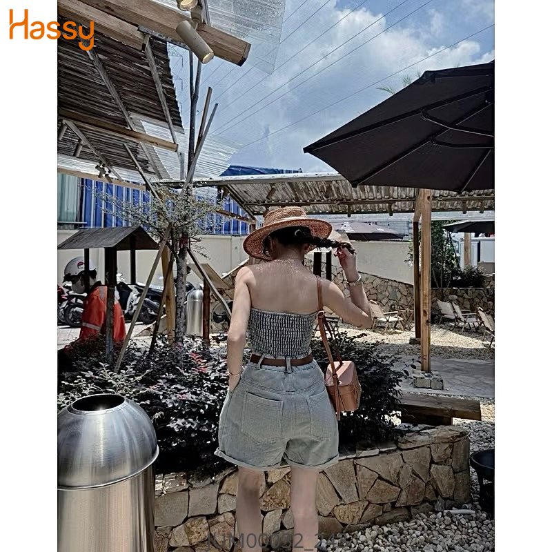 Hassy | (56) Jump Jean wash dơ xếp ngủ cự kèm nịt nâu 6997(LL) | Hassy.vn - Thời trang nữ hot trend