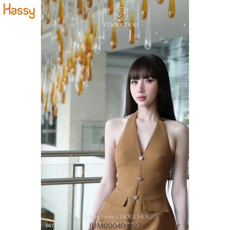 Hassy | Jum nude cổ yếm túi nắp thân (N) 264 KT-3 | Hassy.vn - Thời trang nữ hot trend