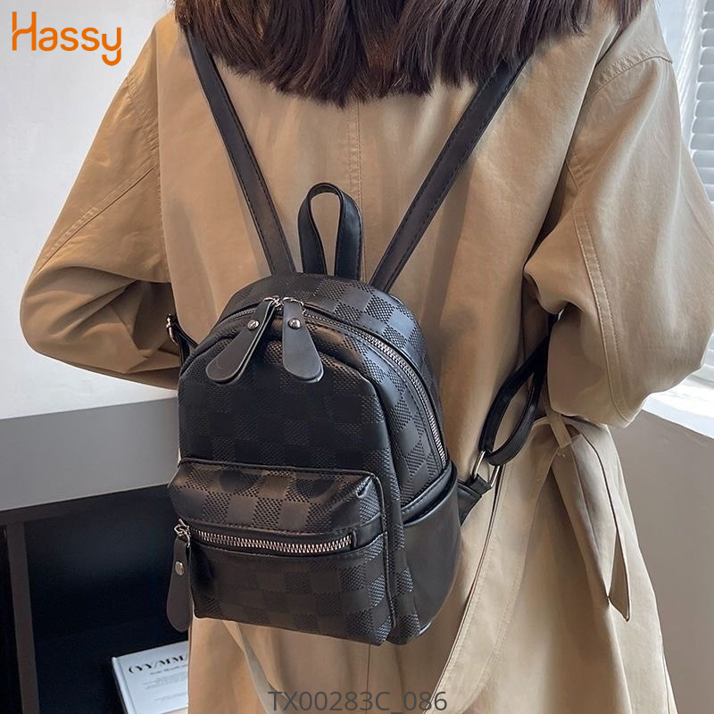 Hassy | Balo da họa tiết kẻ ô BL018 TSTHN | Hassy.vn - Thời trang nữ hot trend